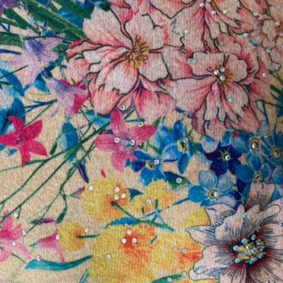 Floral Print Pullover Sweater 🆕 - Picture 4 of 9